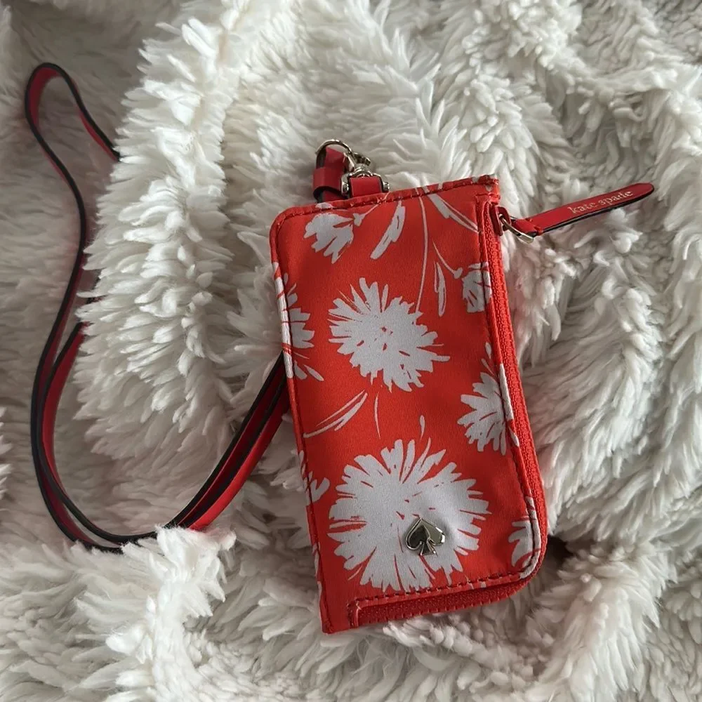 Kate Spade ♠️ Card Case Lanyard
